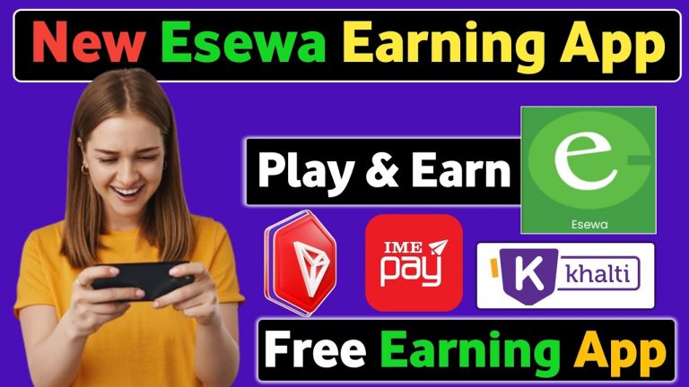 New Esewa earning app | Make Money Online by Playing Game | Online earning in nepal | Nep Cash