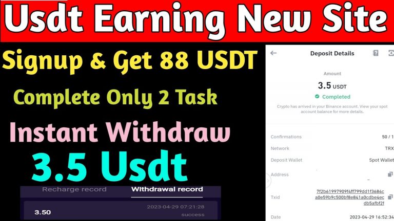 New Usdt Earning Site | New Usdt Mining Site || Usd Mining Site 2023 || Best Usdt Earning Website