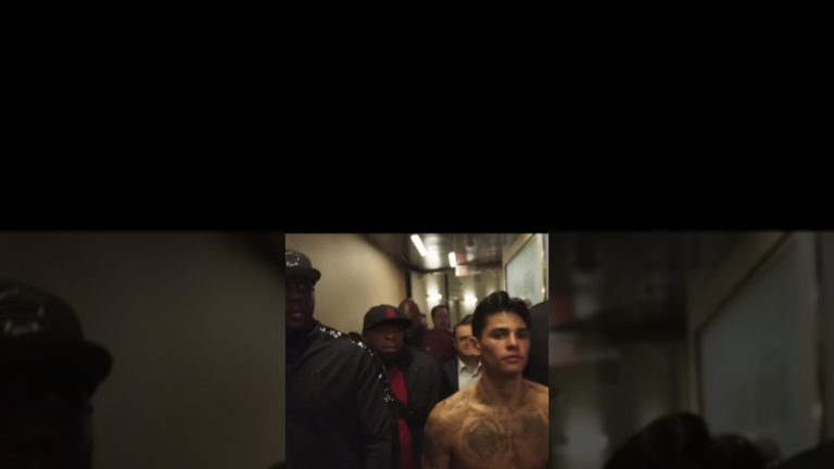 RYAN GARCIA CRIES ON HIS WAY TO THE LOCKER ROOM GERVONTA DAVIS CELEBRATES WITH FRIENDS