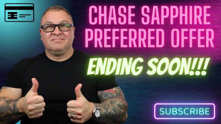 The Chase Sapphire Preferred 80K Bonus is Ending!!!!! What to do.