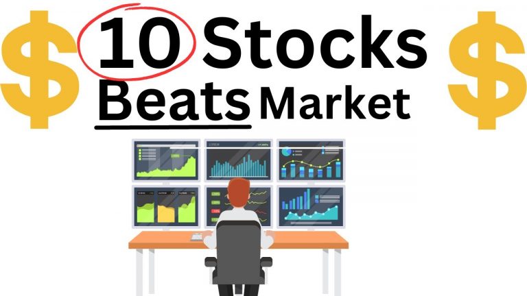 Top 10 S&P Stocks Strategy outperforms the S&P 500 over many years