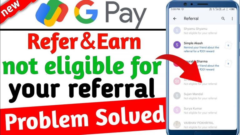 not eligible for your referral google pay | google pay not eligible for your referral |