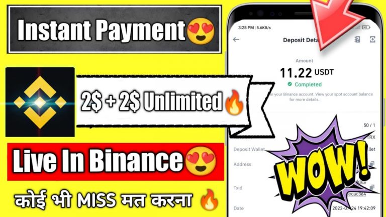 9$ Instant | Binance New Offer| Instant Withdraw | NEW Crypto Loot Today