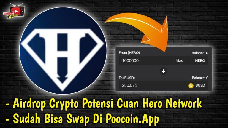 Airdrop Crypto Potensi Cuan Hero Network, Maksimalkan Harga Sudah List Di Poocoin