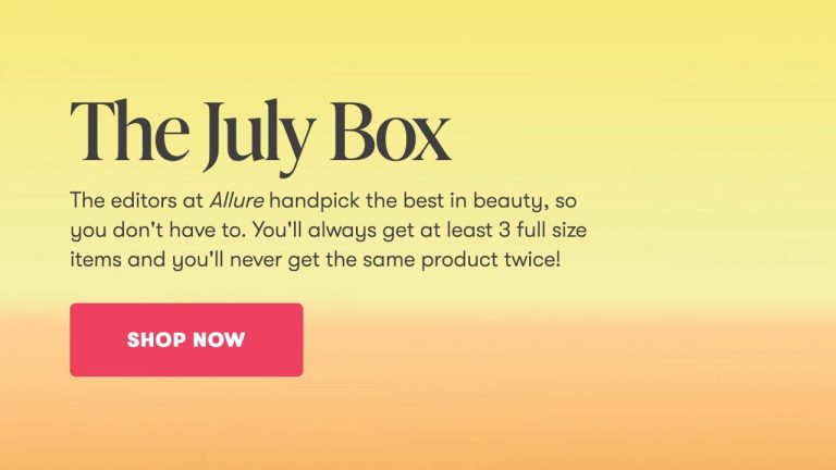 Allure Beauty Box July 2023 SPOILERS!