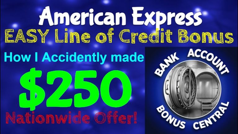 American Express AMEX Business Blueprint Line of Credit $250 Bonus Nationwide BEST SIDE HUSTLE 2023!