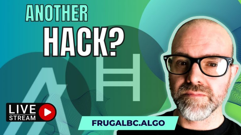 Another hack? | Algorand news, HBAR news, crypto news livestream