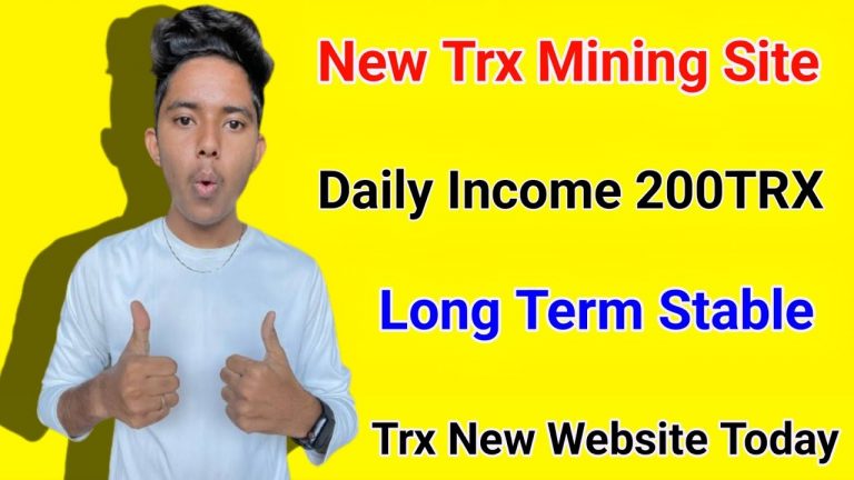 Best TRX Investment Project | New TRX Shopping Mall Site | Free TRX Vip Task Earning Apps 2023