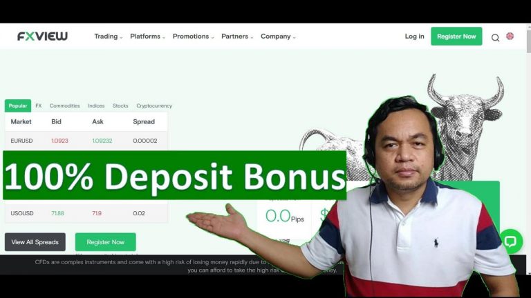 Fxview -Want to Invest or Trade International Markets? Try 100% Bonus Deposit (Tagalog)