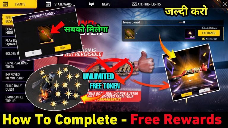 How To Complete C. Charger Booster Milega ? New Event In Free Fire FF Max New Event Today