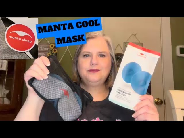 MANTA SLEEP MASK | COOLING to Depuff Eyes & Headaches