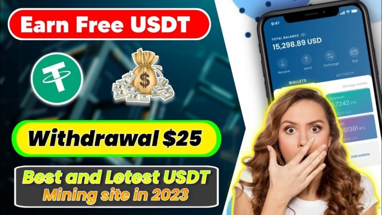 New Usdt Earning Site || Usd Mining Site 2023 Without Investment || Usdt Earning Website