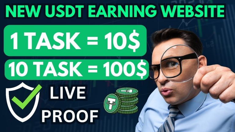 New Usdt Earning Website || Best Usd Mining Website 2023 || Earn 100 Usdt Per Day