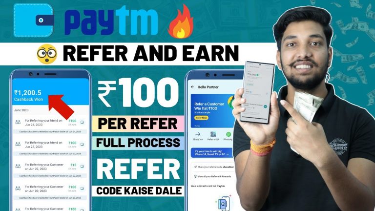 Paytm Refer And Earn | How To Refer Paytm App And Earn | Paytm Refer And Earn Kaise Kare