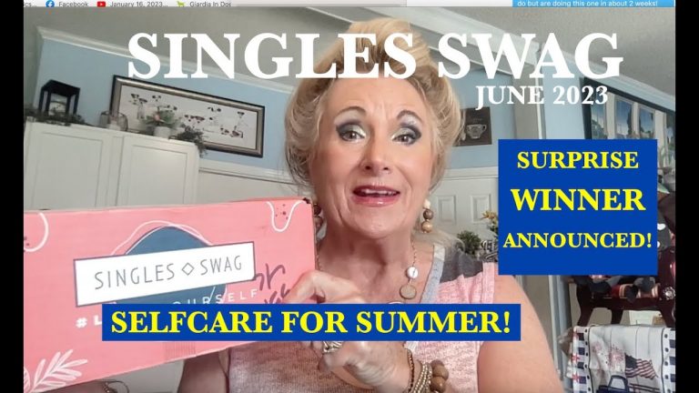 Singles Swag / June 2023 /Unboxing and Review / Summer Themed / Save 50% / WINNER ANNOUNCED!