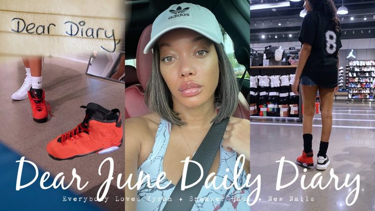 Swollen Asf + Everybody Loves Kyran + Sneakers Haul + New Nails | Dear June Diary