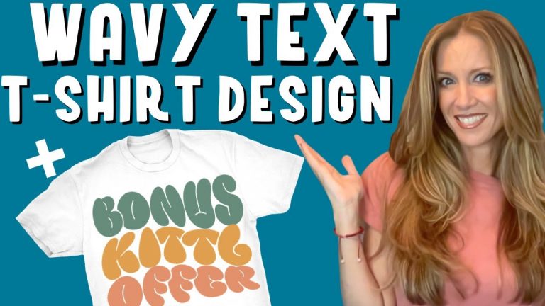 THIS is the EASIEST way to Design WAVY TEXT (PLUS $10,000 Niche Revealed)