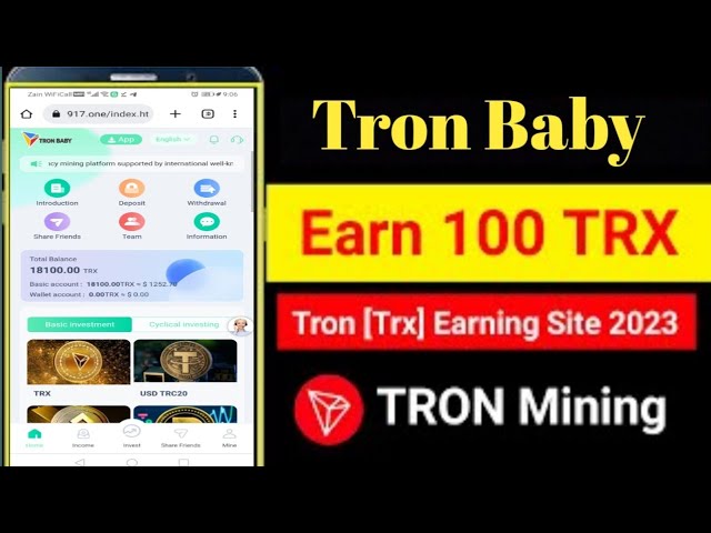 TRON.BABY will be the safest, most stable, TRX-earning mining platform in 2023