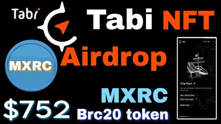 Tabi Nft Airdrop | New crypto airdrop | MXRC brc20 token airdrop | sui airdrop |don’t miss #nft