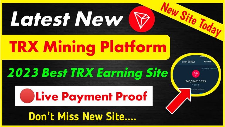 Today Published New TRX Mining Platform | TRON.BABY | Tron Mining Site | New TRX Earning Site