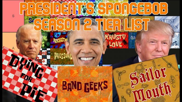 US Presidents Create Spongebob Season 2 Episode Tier List – A.I. Voce Mem – Trump, Biden, Obama