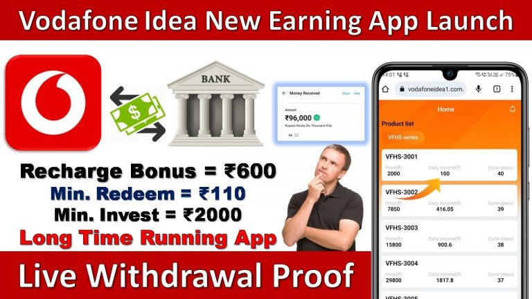 Vodafone Idea Earning App | VDI App Payment Proof | VDI App Real Or Fake | VDI App Full Detail