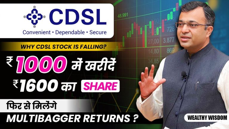 Why CDSL Share Price Going Down | CDSL Share Analysis | CDSL Share Latest News | Wealthy Wisdom