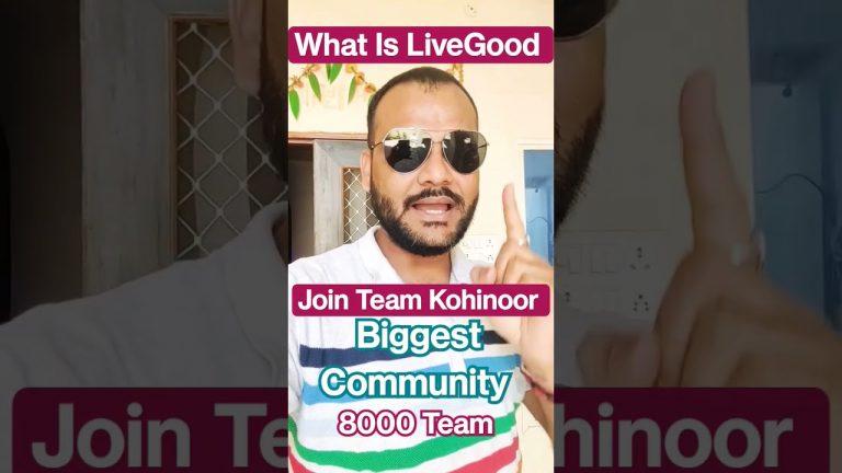 Why Team Kohinoor In LiveGood? Would You Like To Do Diamond Then Join Team Kohinoor | Full Support