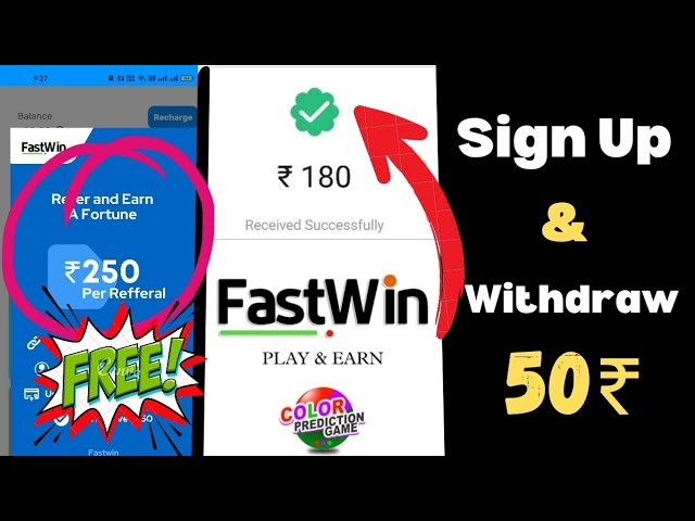 2023 Signup and Withdraw App Without KYC | Best Refer and Earn App Today | Fastwin New Update 2023