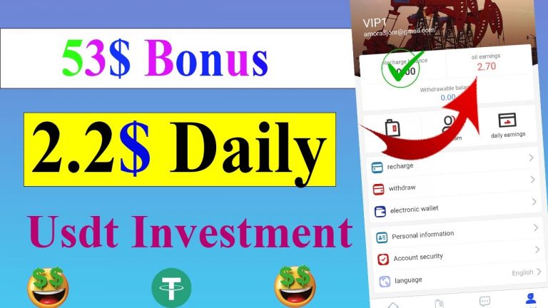 2023 Usdt Earning Site | Earn Free USDT | Best USDT investment Site | New Mining Site | bonus 53$