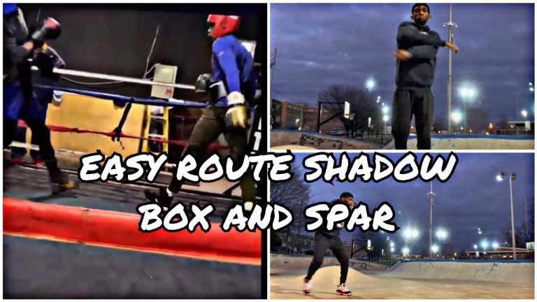 EASY ROUTE GETTING IN SOME SHAWDOW BOXING AND SPARRING