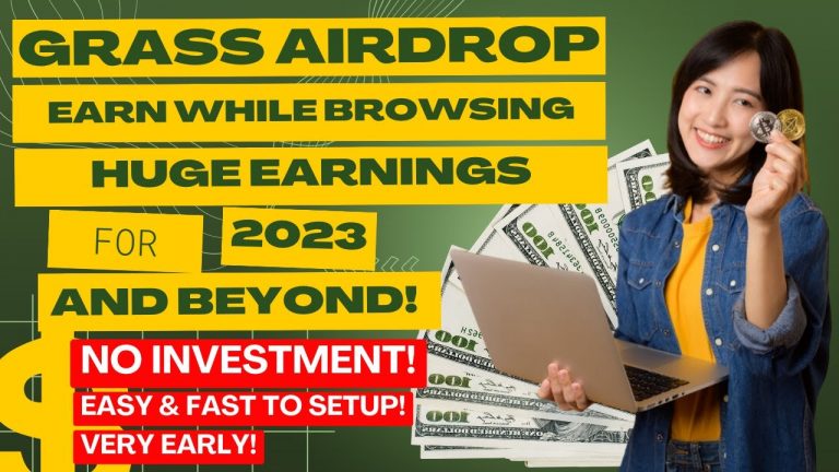 GRASS AIRDROP Big Earning Potential! Earn Everyday Just By Surfing the Net! #grass #grassextension