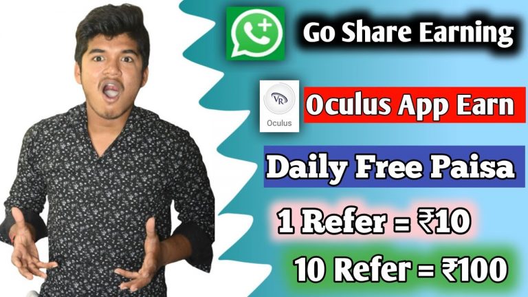 Go Share Sa Paise Kaise Kamaye | Go Share Hack Whatsapp | Go Share | Oculus App Real App