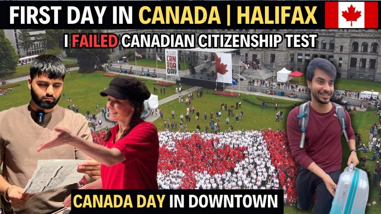 His First Day in Halifax Nova Scotia | I Became Canadian Citizen (Almost) | Canada Day Celebrations