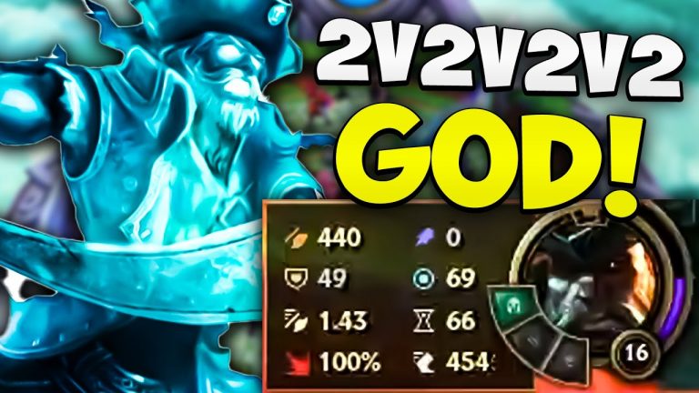 I Crit for 3K DAMAGE on Gangplank in 2v2v2v2!! League Of Legends Gameplay