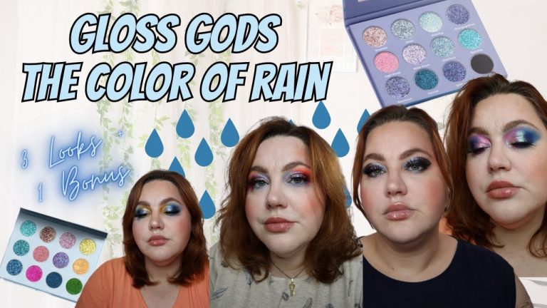 Is it WORTH it? | Gloss Gods Sky Collection Vol. 2 | The Color of Rain | 3 Tutorials + 1 BONUS