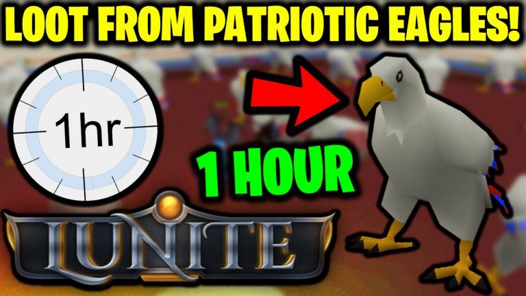 LOOT FROM 1 HOUR OF KILLING THE PATRIOTIC EAGLES! *INSANE LOOTS* (HUGE GIVEAWAY) – Lunite RSPS