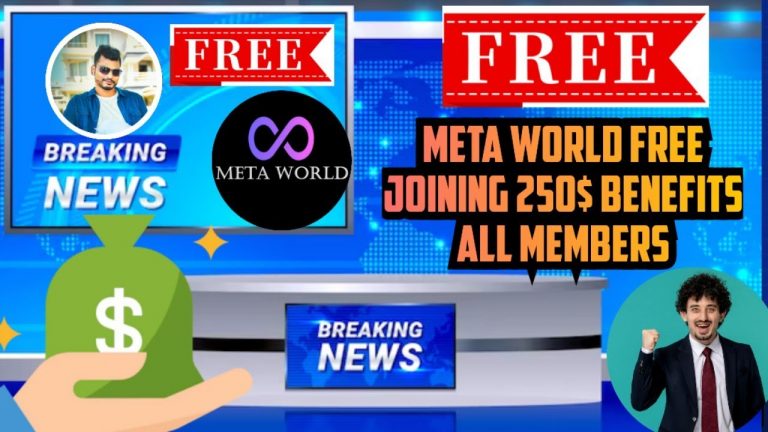 META WORLD CRYPTO FREE LIFE CHANGING OPPORTUNITY FREE SINGUP 250$ ALL NEW MEMBERS