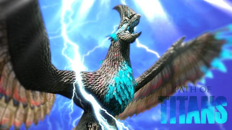 MORAQUILE the BIGGEST BIRD mod! Early Showcase | Path of Titans Mod News