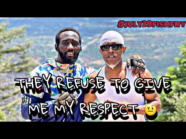 TERENCE CRAWFORD DEMANDS RESPECT FROM THE BOXING WORLD THEY REFUSE GIVE ME CREDIT CHIP ON SHOULDER