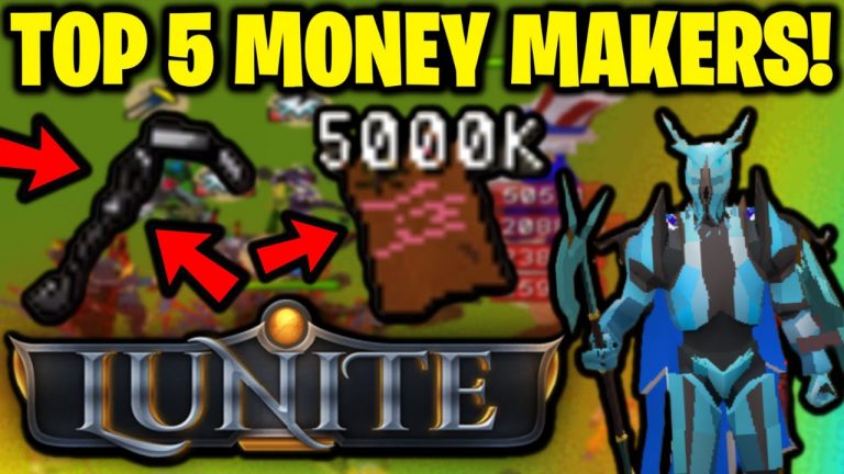 TOP 5 EARLY GAME MONEY MAKING METHODS IN THIS RSPS! (MASSIVE GIVEAWAY) – Lunite RSPS