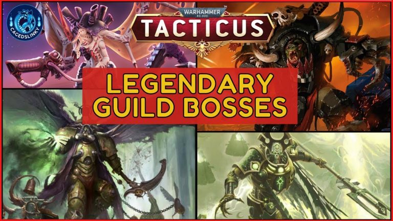 Warhammer 40k Tacticus | Legendary Guild Bosses | Teams | Tervigon | Szarekh | Mortarion | Ghaz