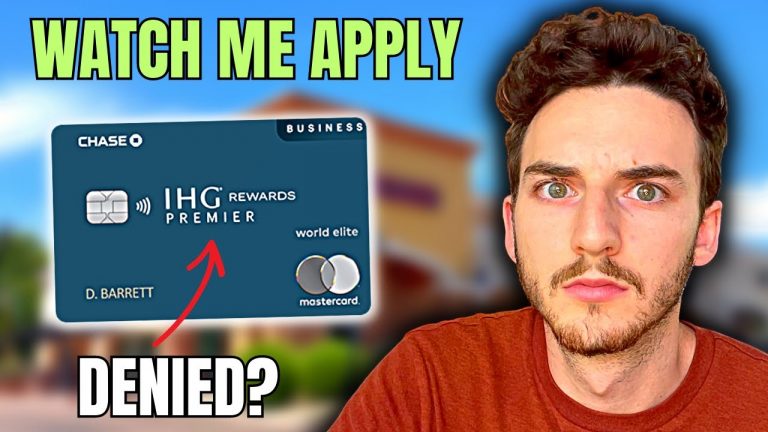 Watch Me Apply: Chase IHG Business Premier (Personal vs. Business)