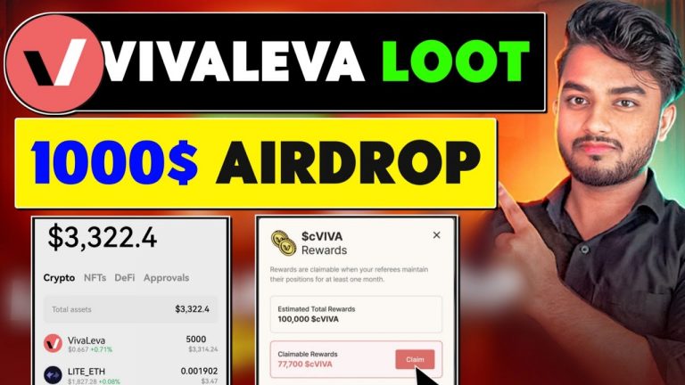 1000$+ VivaLeva New Airdrop { Instant Claim } | New Crypto Airdrop 2023