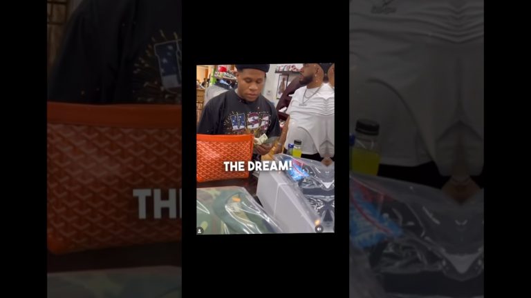 DEVIN HANEY BLOWING MONEY FAST AT A SNEAKER STORE BLEW UP IN WEIGHT LIKE HIS BOY ERROL SPENCE JR