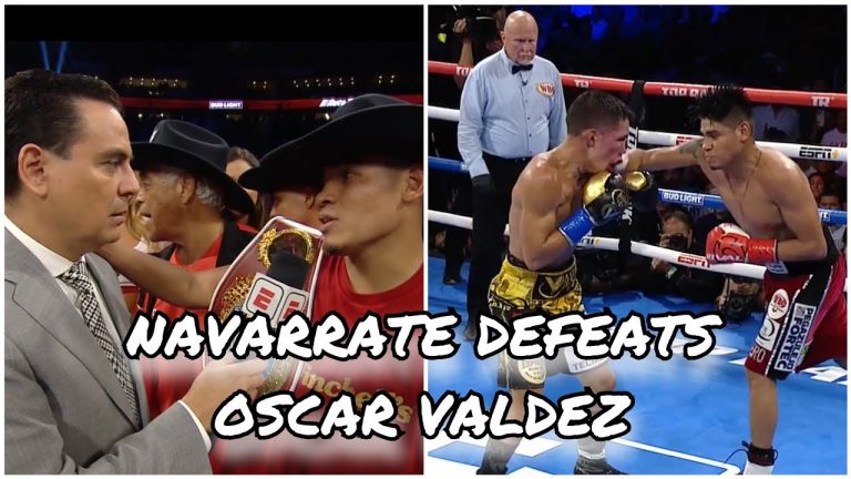 EMANUEL NAVARRATE VS OSCAR VALDEZ FULL FIGHT REVIEW