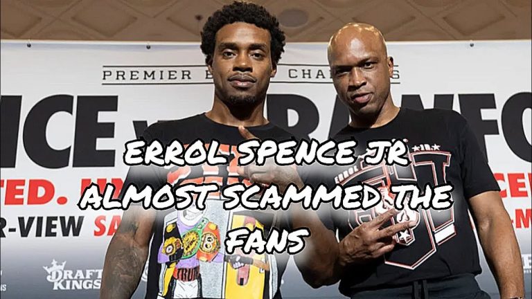 ERROL SPENCE JR ALMOST SCAMMED BOXING FANS WITH HIS T SHIRTS IF HE WASNT GOING TO SPIN THE BLOCK