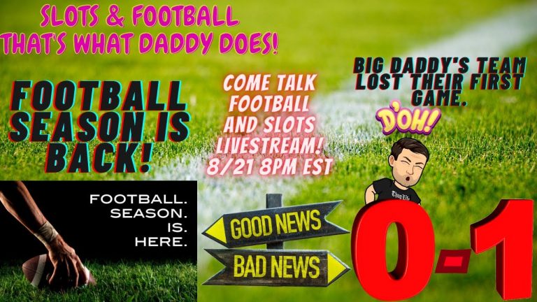 Football & Slots Livestream! THAT’S WHAT DADDY DOES! #casino #gambling #trending #livestream