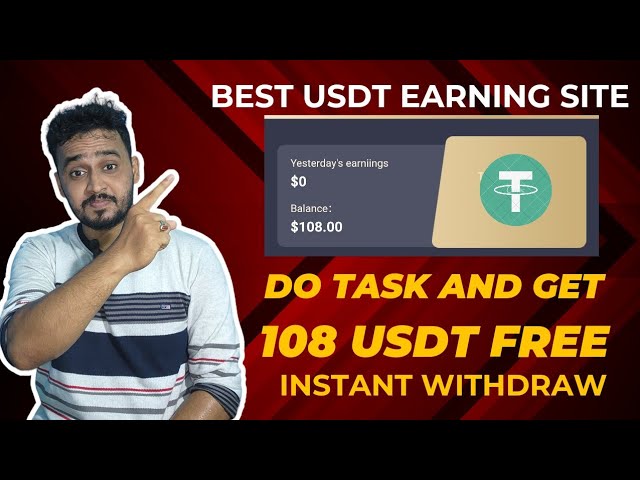 Free Usdt Earn | Earn 108$ Free | Best Dollar Earning App 2023 | New Best Earning Site Dollar