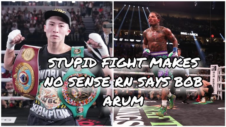 GERVONTA DAVIS VS NAOYA INOUE IS A STUPID FIGHT SAYS BOB ARUM FLOYD MAYWEATHER KNOWS BETTER!